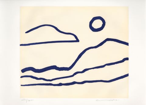 Etel Adnan (né en 1925) Paysage