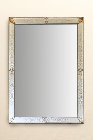Grand miroir de bar
