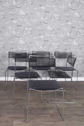 6 chaises scoubidou