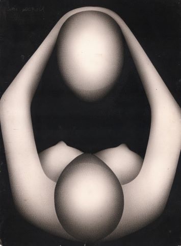 Joël Lacroix (né en 1931) Nu