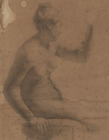 Étude de femme nue
