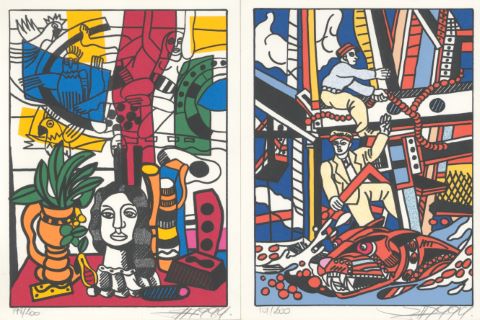 Hommage à Fernand Léger [4 œuvres]
