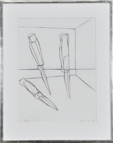 Valerio Adami (né en 1935) Coltelli