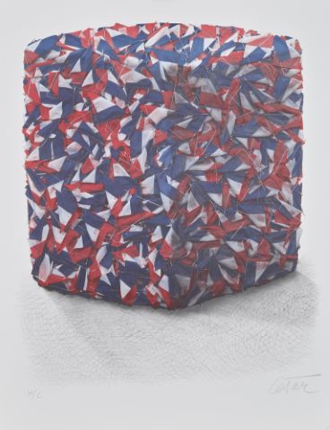 Compression de drapeaux français en commémoration du 200e anniversaire de…