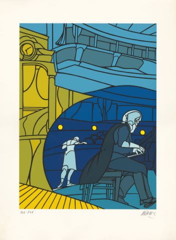 Valerio Adami (né en 1935) Teatro