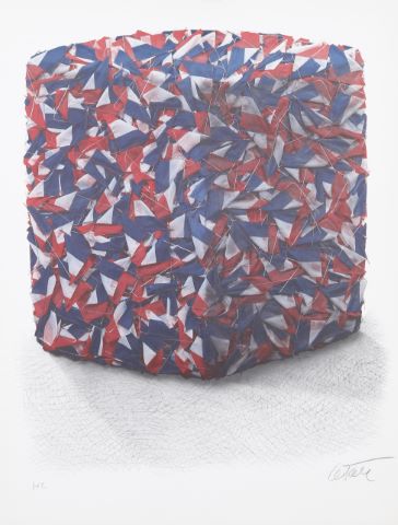 Compression de drapeaux français en commémoration du 200e anniversaire de…