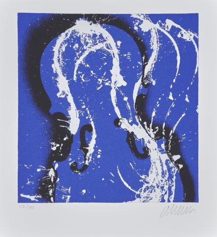 Arman (1928-2005) Corps de violons bleus