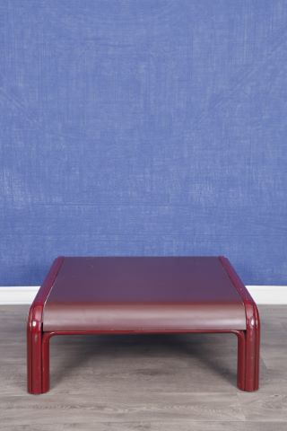 Table basse 54A - version rouge bordeaux