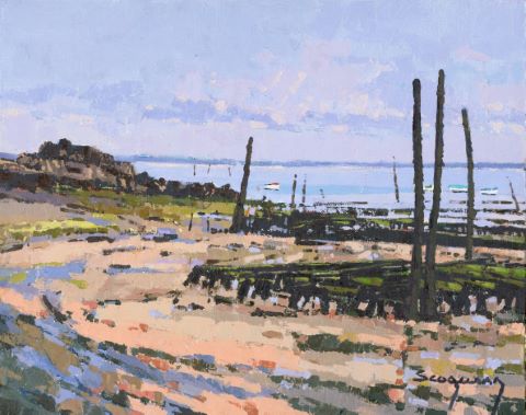 Parc à huîtres à Cancale