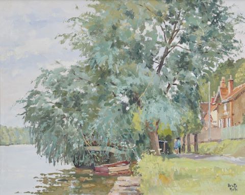 Paysage de bord de fleuve
