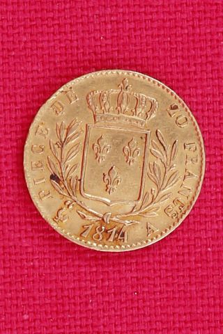 France, Louis XVIII (1815-1824) 20 francs or