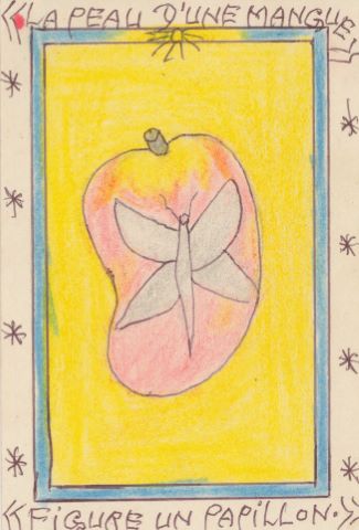 La peau d’une mangue/ une sublime beauté