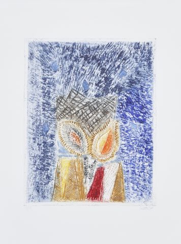 Louttre B. (1926-2012) Chouette