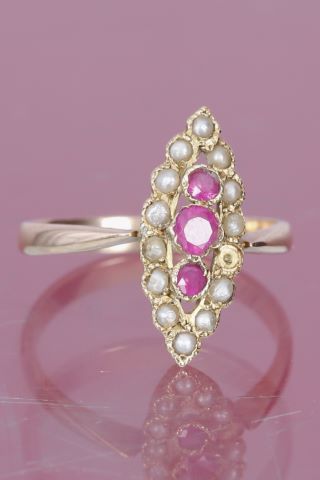 Bague marquise