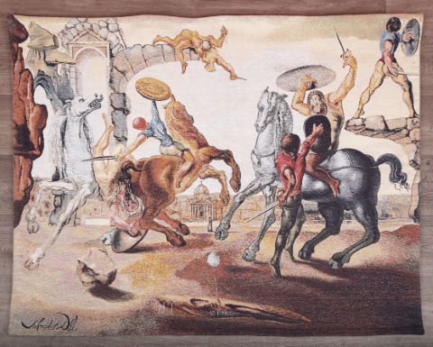 Salvador Dalí (1904-1989) Bataille autour d’un...