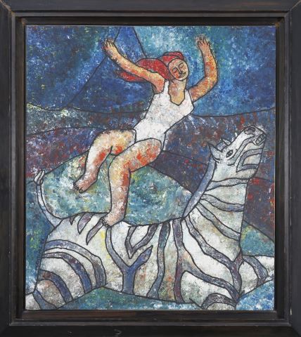 Christophe (né en 1961) La Voltigeuse sur son...