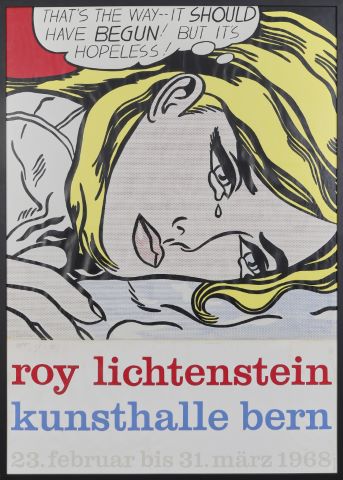 D’après Roy Lichtenstein Affiche d'exposition...