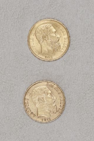 2 pièces de 20 francs or