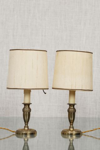 Paire de bougeoirs