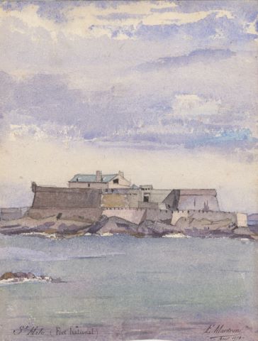 E. Mantrand (XXe siècle) Saint Malo - Le Fort...