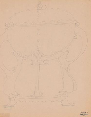 André Derain (1880-1954) Croquis d’une cassolette