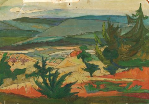 Flory Roland (1905-1978) Paysage