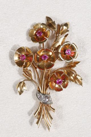 Broche fleur