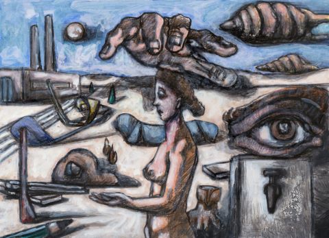 Guido Maggiori (né en 1944) 4 dessins