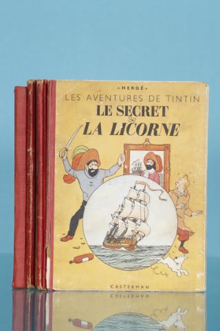 Tintin - 4 albums en édition originale et réédition
