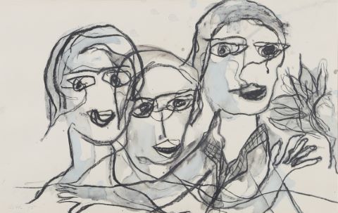 Dilvo Lotti (1914-c.2009) Trois femmes
