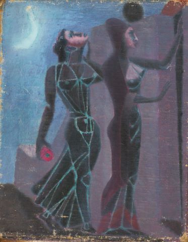 École cubiste Deux femmes