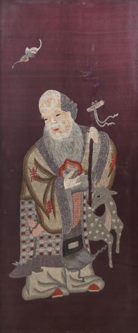 Un vieillard et une Geisha