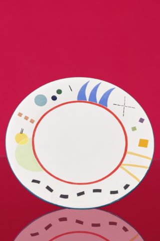 Susan Eslick (XXe siècle) Plat d’après Kandinsky