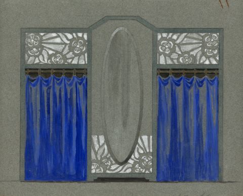 École du XXe siècle Projet de décoration...