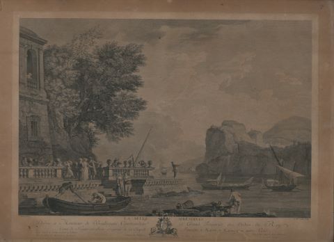 D’après Joseph Vernet La Belle après-dinée
