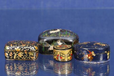 Iran, Art Qajar 4 boîtes