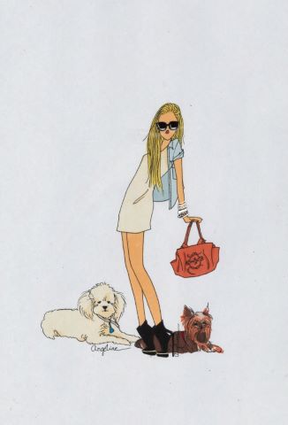 Fashion week - dessin de mode