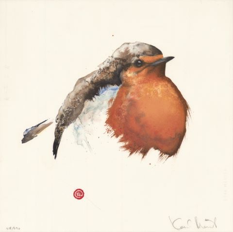 Karl Martens (né en 1956) Rouge-gorge