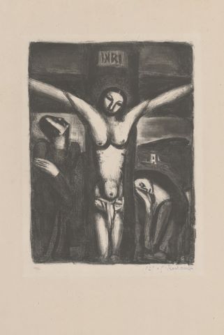 Georges Rouault (1871-1958) Christ en croix