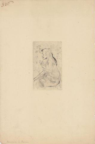 D’après Auguste Renoir (1841-1919) Petit nu assis...