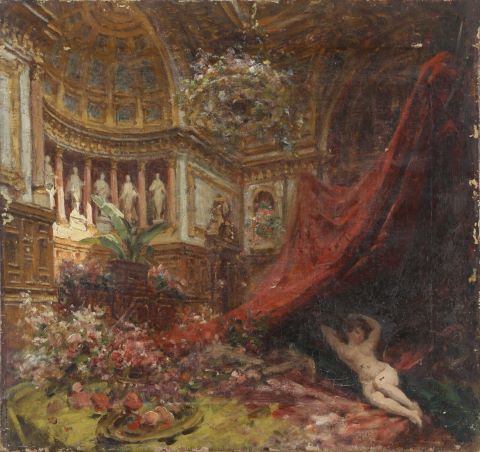Louis Béroud (1852-1930) Esquisse pour “Symphonie...