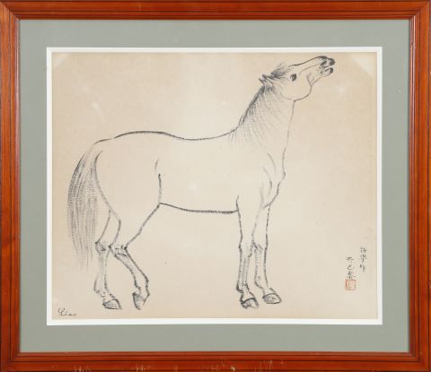 Cheval hennissant