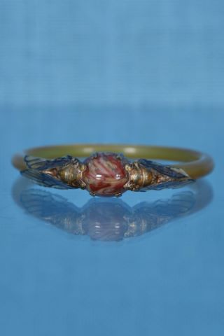 Bracelet jonc aux cigales