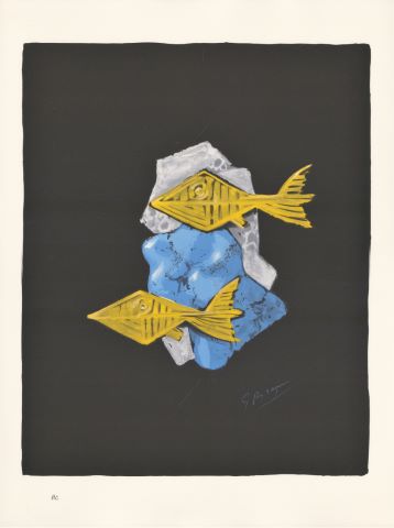 D’après Georges Braque (1882-1963) Étude de bijou