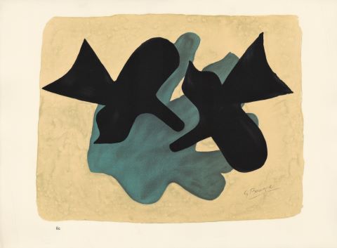 D’après Georges Braque (1882-1963) Étude d’oiseaux