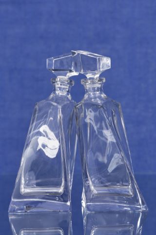Paire de carafes