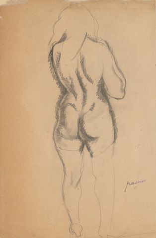 Femme nue de dos