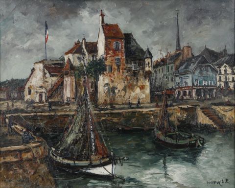 Robert LP Lavoine (1916-1999) Honfleur,...