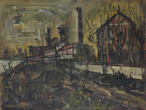 Roger Lersy (1920-2004) Usine à Boulogne