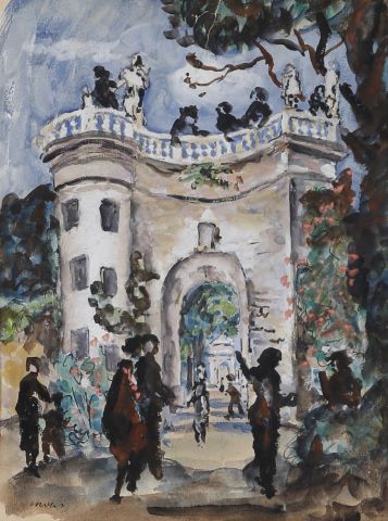 L’Entrée du château